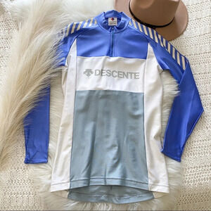 Descente Cycling Long Sleeve Half Zip Pulliver Top
